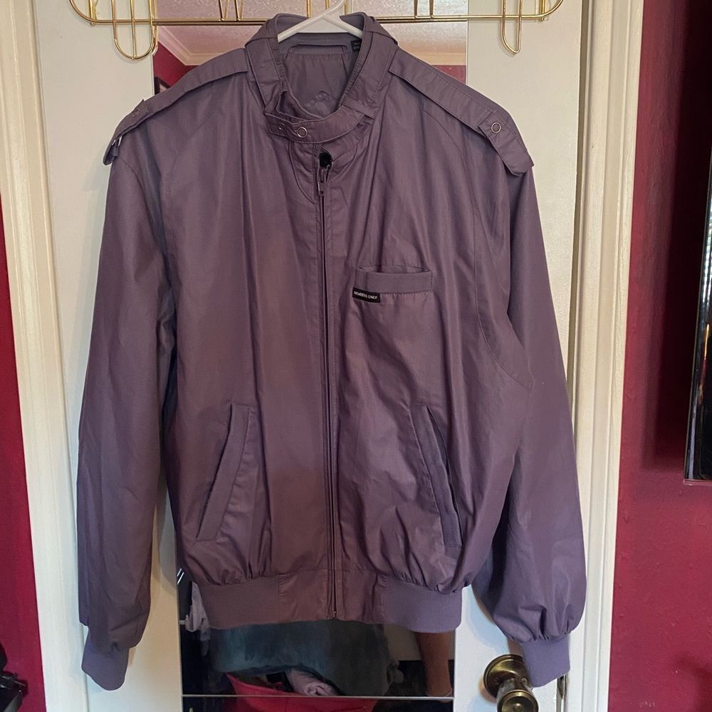 Vintage Men’s Members Only Dusty Purple Jacket